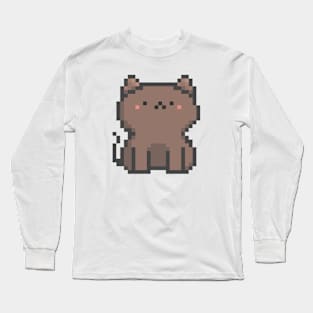 Pixel Quiet Cat 12 Long Sleeve T-Shirt